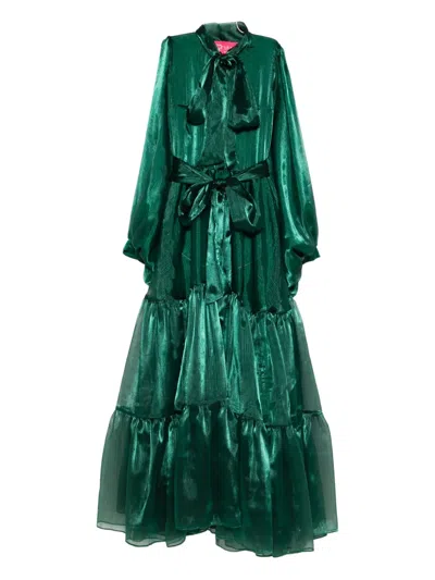 Miau By Clara Rotescu Hernandez Dress In Green