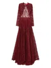 Miau By Clara Rotescu Inara Maxi Dress In Red