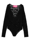 Miau By Clara Rotescu Lace Torres Body In Black