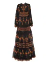 Miau By Clara Rotescu Loyola Dress In Brown