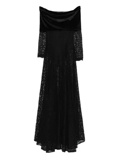 Miau By Clara Rotescu Monet Gown In Black
