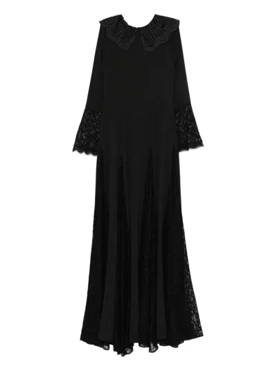 Miau By Clara Rotescu Novie Gown In Black