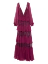 Miau By Clara Rotescu Nunez Dress In Purple