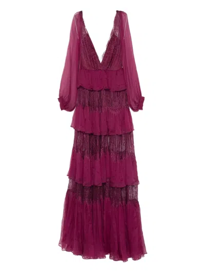 Miau By Clara Rotescu Nunez Dress In Purple