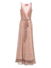 Miau By Clara Rotescu Paisley-print Maxi Dress In Pink
