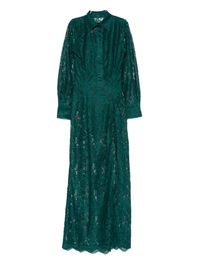 Miau By Clara Rotescu Perez Dress In Green