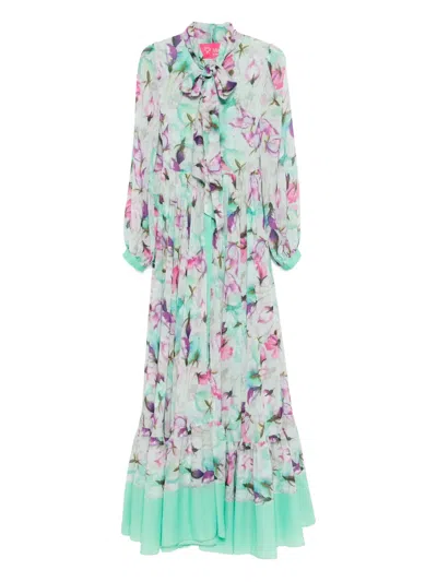 Miau By Clara Rotescu Santos Dress In Green