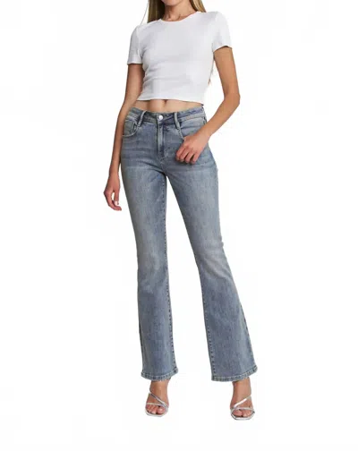 Mica Denim Hannah Mid Rise Bootcut Jeans In Vintage Cove In Blue