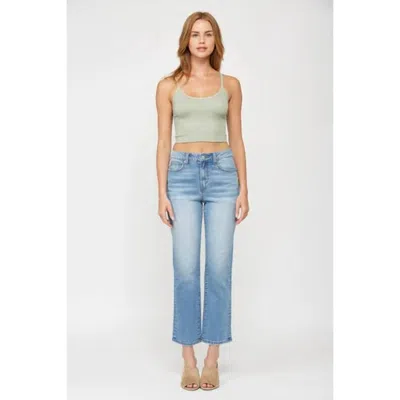 Mica Denim High Rise 90's Jeans In Vintage Light Wash In Blue