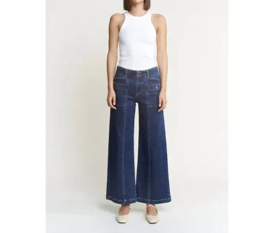 Mica Denim Line It Up Trousers In Blue