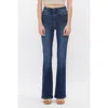 Mica Denim Quartet High Rise Boot Cut Jean In Dark Wash In Blue