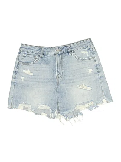 Pre-owned Mica Denim Shorts In Blue