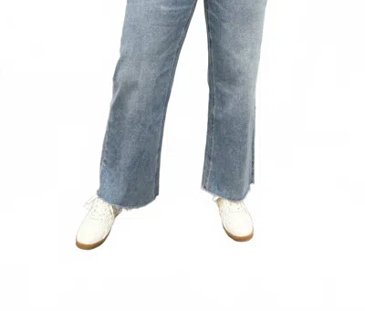 Mica Denim Super High Rise Wide Leg Jeans In Medium Wash In Multi