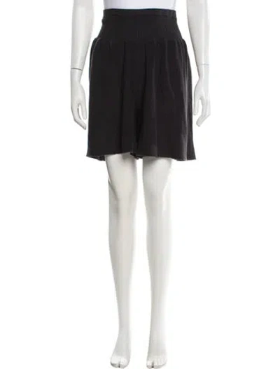 Pre-owned Micaela Greg Mini Shorts In Gray