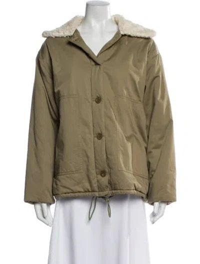 Pre-owned Micaela Greg Utility Jacket In Green