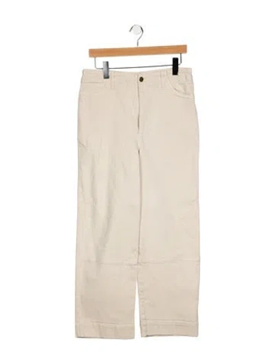 Pre-owned Micaela Greg Wide Leg Pants In Gray