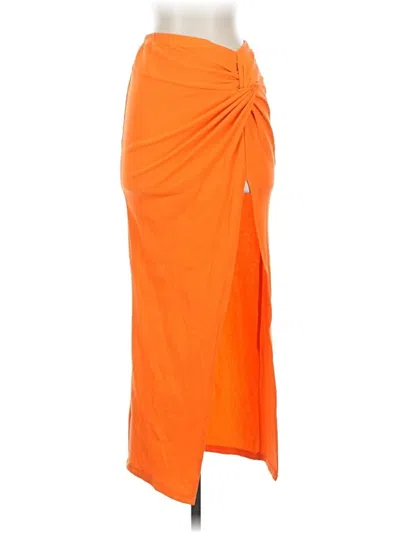 Pre-owned Micas Casual Skirt In Orange