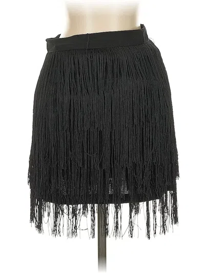 Pre-owned Micas Formal Skirt In Black