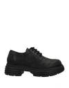 Mich E Simon Woman Lace-up Shoes Black Size 6 Soft Leather In Black