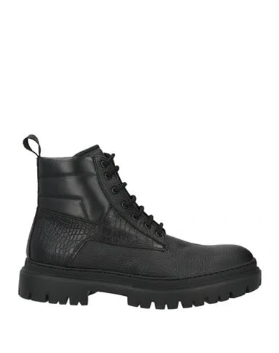 Mich Simon Man Ankle Boots Black Size 10 Calfskin