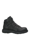 Mich Simon Man Ankle Boots Black Size 11 Leather In Black