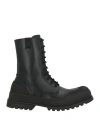 Mich Simon Man Ankle Boots Black Size 8 Calfskin