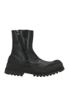 Mich Simon Man Ankle Boots Black Size 9 Calfskin