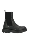 Mich Simon Man Ankle Boots Black Size 9 Calfskin