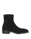 Mich Simon Man Ankle Boots Black Size 9 Leather