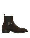 Mich Simon Man Ankle Boots Brown Size 9 Leather