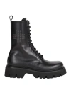 Mich Simon Man Boot Black Size 9 Leather In Black