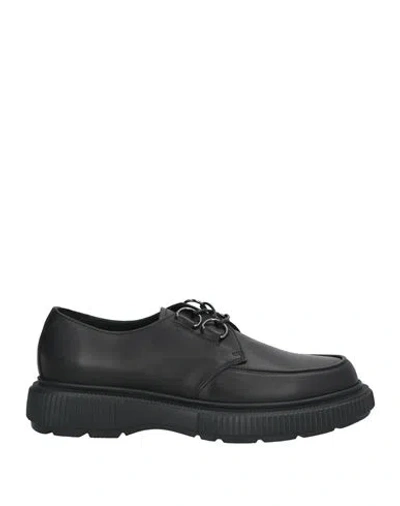 Mich Simon Man Lace-up Shoes Black Size 9 Calfskin