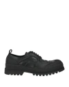 Mich Simon Man Lace-up Shoes Black Size 9 Leather