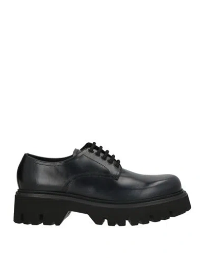 Mich Simon Man Lace-up Shoes Black Size 9 Calfskin