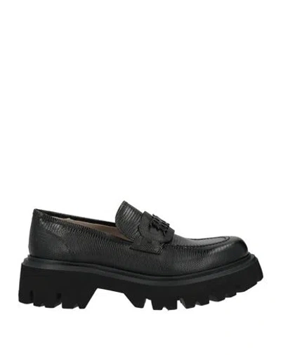 Mich Simon Man Loafers Black Size 10 Textile Fibers