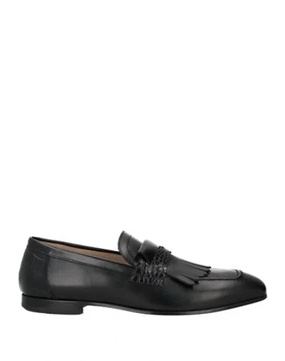 Mich Simon Man Loafers Black Size 8 Calfskin