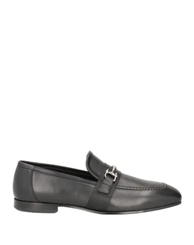 Mich Simon Man Loafers Black Size 9 Calfskin
