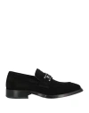Mich Simon Man Loafers Black Size 9 Leather