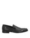 Mich Simon Man Loafers Black Size 9 Leather