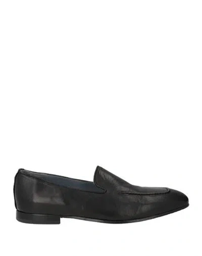 Mich Simon Man Loafers Black Size 9 Leather