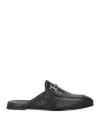 Mich Simon Man Mules & Clogs Black Size 8 Leather In Black