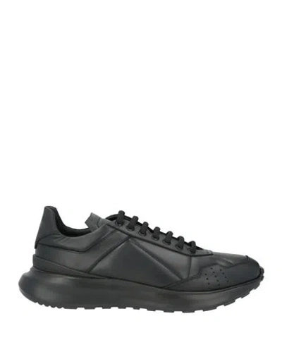 Mich Simon Man Sneakers Black Size 10 Calfskin