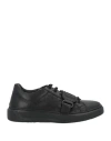 Mich Simon Man Sneakers Black Size 9 Calfskin