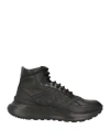 Mich Simon Man Sneakers Black Size 9 Calfskin In Black