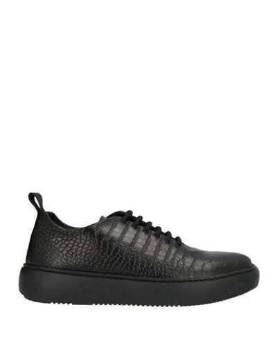 Mich Simon Man Sneakers Black Size 9 Leather