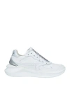 MICH SIMON MICH SIMON MAN SNEAKERS WHITE SIZE 9 CALFSKIN