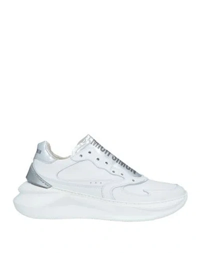 Mich Simon Man Sneakers White Size 8 Calfskin