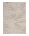 Michael Amini Ma30 Star Smr02 Area Rug, 4' X 6' In Taupe/ivory