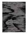 Michael Amini Ma30 Star Smr02 Area Rug, 7'9 X 9'9 In Black/ivory