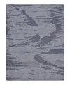 Michael Amini Ma30 Star Smr02 Area Rug, 7'9 X 9'9 In Blue